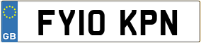 Truck License Plate